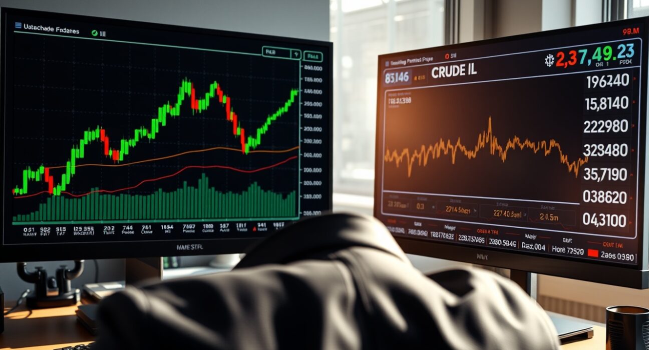 GBP/JPY currency pair and oil price charts showing market movement and economic impact analysis