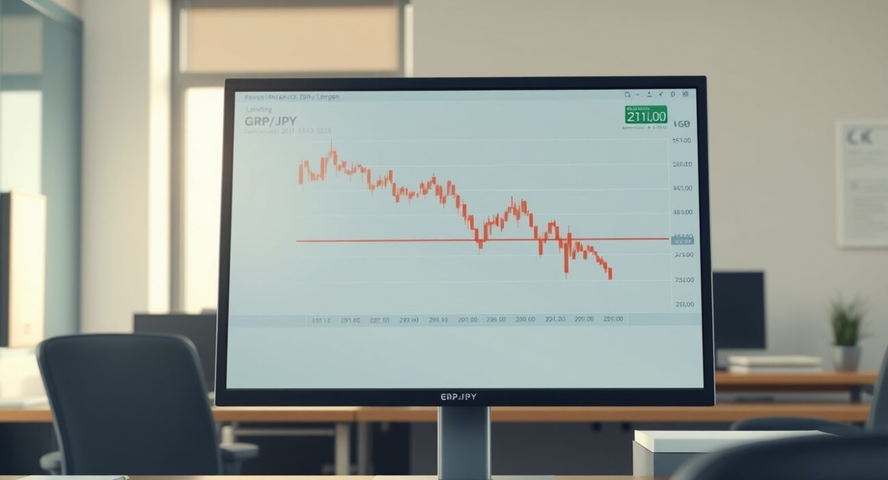 GBP/JPY forex chart analysis showing the Pound Sterling trading below 211.00 against the Japanese Yen.