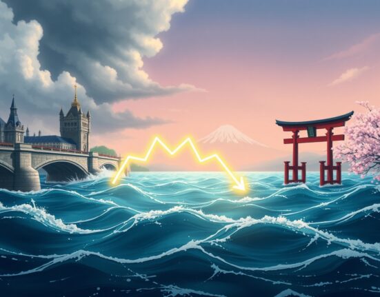 GBP/JPY currency pair volatility driven by UK political uncertainty and central bank policy divergence.