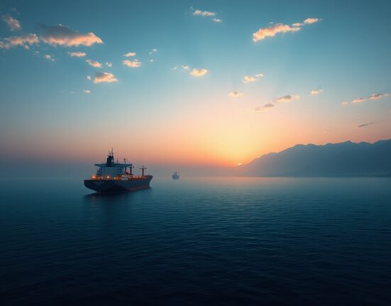 Oil tankers navigating the Strait of Hormuz after Iran's reopening announcement impacts GBP/JPY.