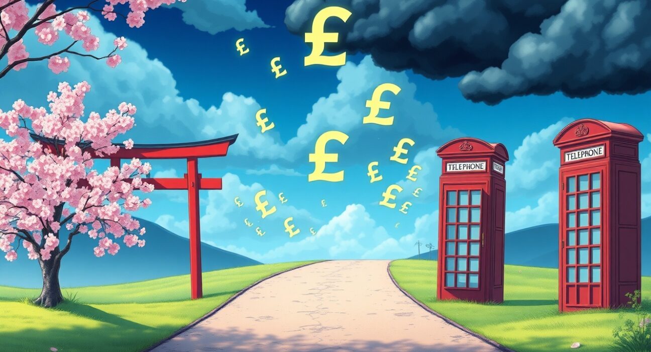 GBP/JPY currency pair analysis showing impact of Bank of Japan policy and UK political factors on exchange rates