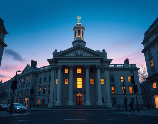 Bank of England building representing monetary policy decisions affecting GBP markets