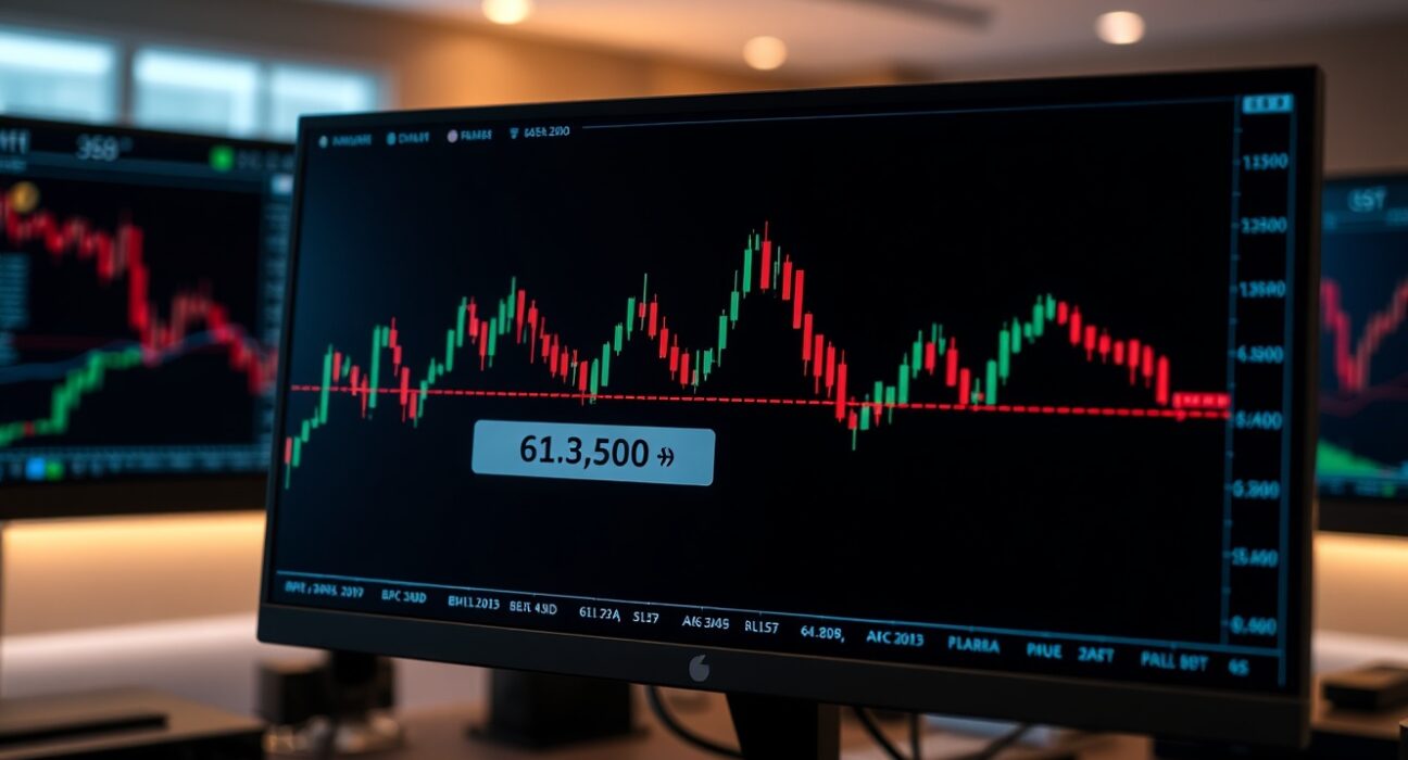 GBP/USD forex chart showing 61.8% Fibonacci retracement level near 1.3600 resistance