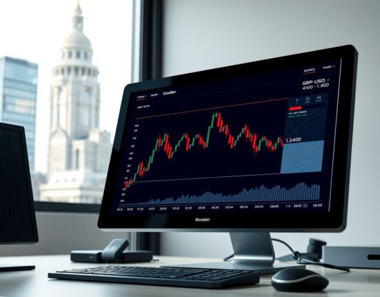 Professional analysis of the GBP/USD forex pair breaking above the 1.3400 resistance level on a trading terminal.