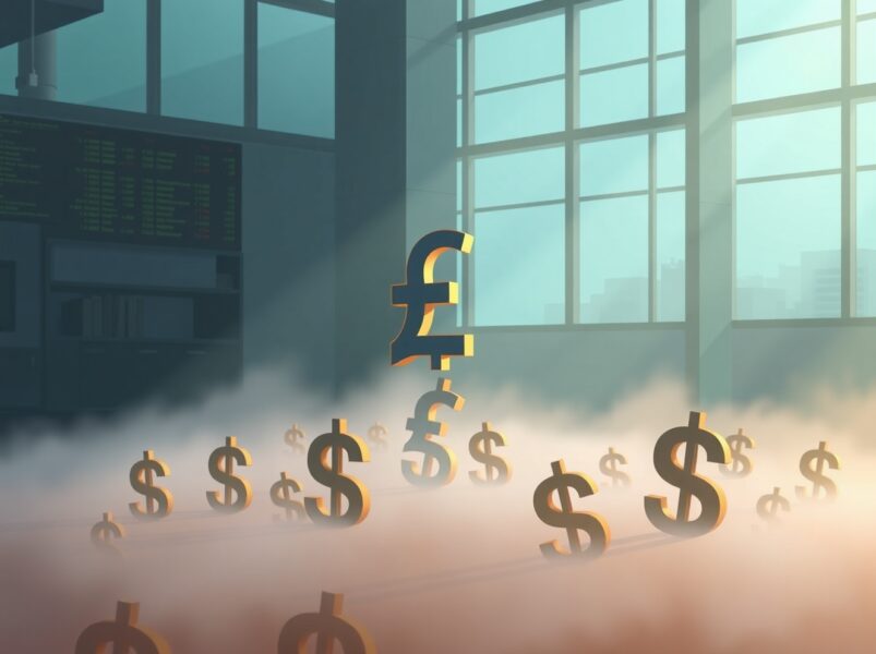 GBP/USD currency pair analysis showing British pound strength against US dollar amid trade uncertainty