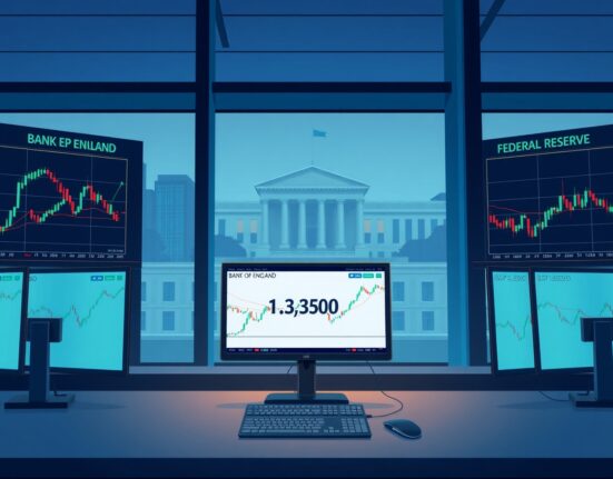 GBP/USD consolidation near 1.35 as traders await Fed and BoE decisions on interest rates