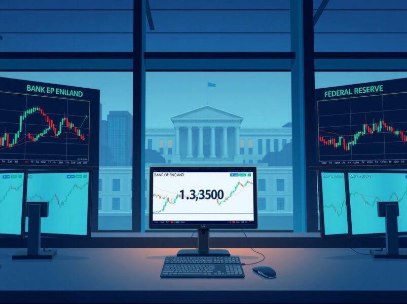 GBP/USD Consolidation Near 1.35 Intensifies Ahead of Pivotal Fed and BoE Decisions