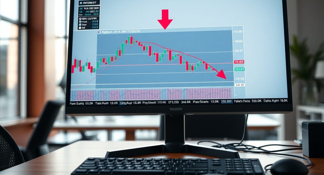 Forex trading screen showing GBP/USD and EUR/USD charts with failed rally signals