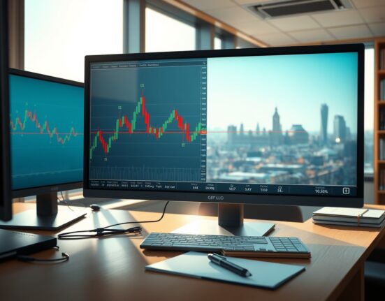 GBP/USD price forecast analysis showing the 50-day EMA resistance level near 1.3500 on a professional trading chart.