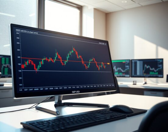GBP/USD forecast analysis showing the currency pair's price stalling at the key 1.3600 Fibonacci retracement level on a trading chart.