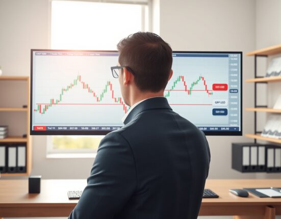 Analyst reviews GBP/USD chart highlighting the key 50% Fibonacci retracement support level near 1.3500.