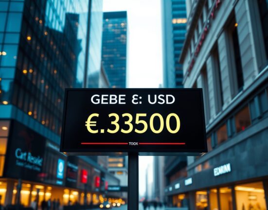 GBP/USD price forecast chart showing sideways trading near 1.3500 ahead of Fed and BoE rate decisions.