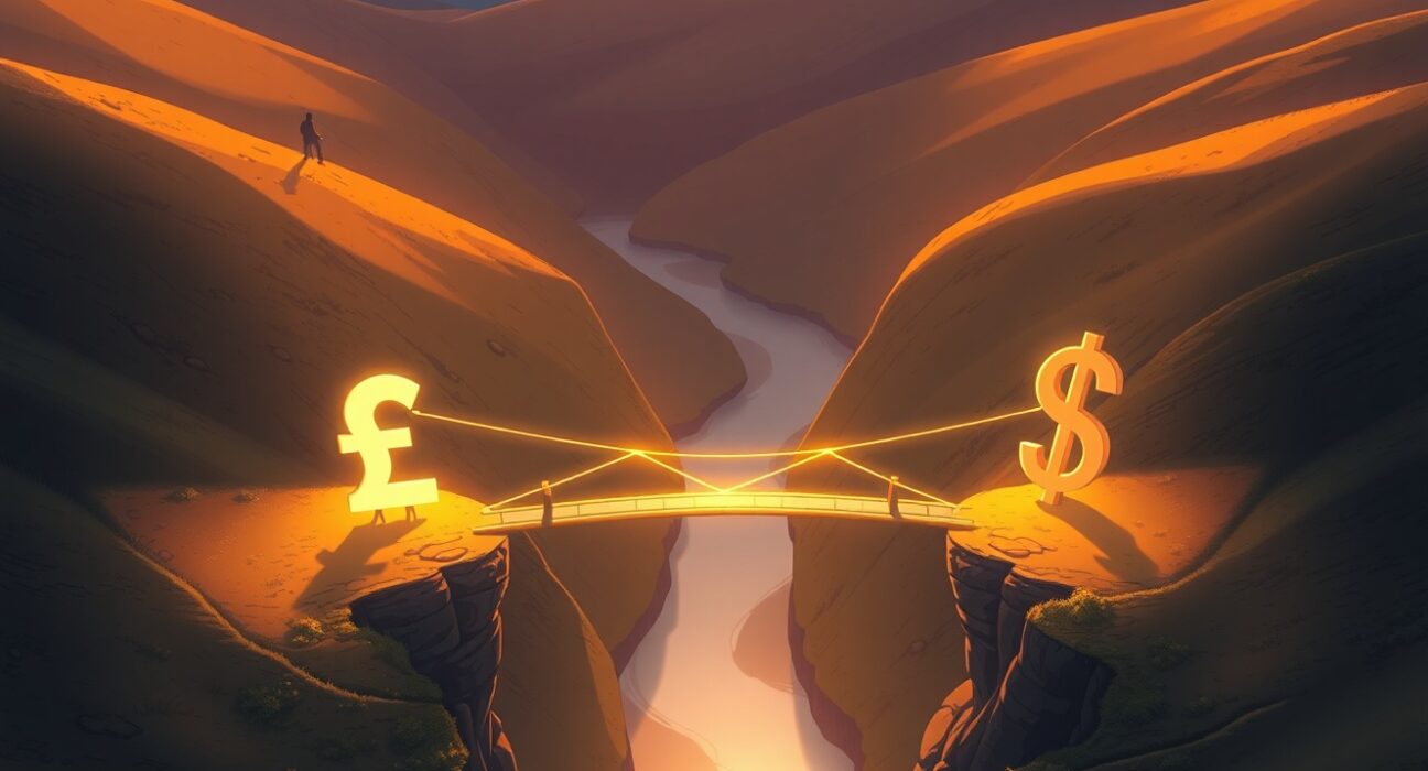 GBP/USD currency pair analysis showing technical stalemate and range-bound price action on forex charts