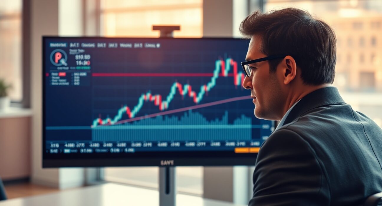 Financial analyst reviewing GBP/USD chart data showing recovery and upside targets.