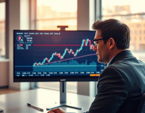 Financial analyst reviewing GBP/USD chart data showing recovery and upside targets.