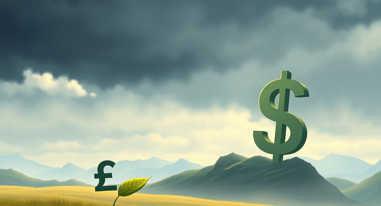 GBP/USD exchange rate falling as Middle East conflict strengthens the US Dollar as a safe haven.