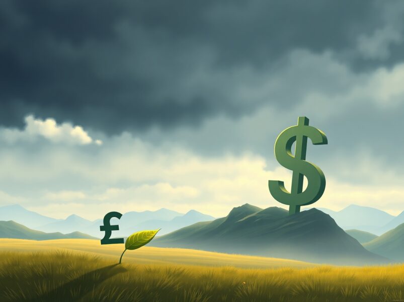 GBP/USD exchange rate falling as Middle East conflict strengthens the US Dollar as a safe haven.