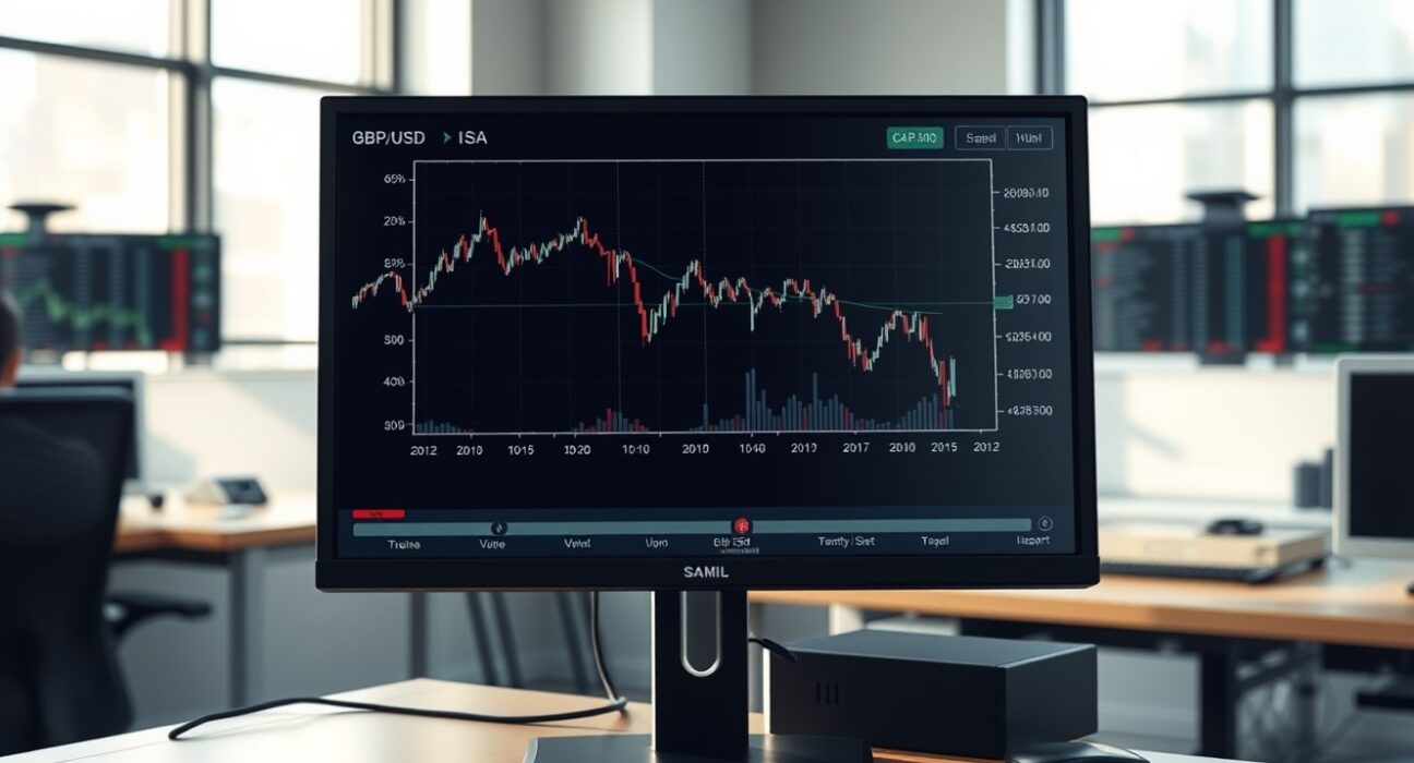 GBP/USD exchange rate chart falling after US PPI data sparks Federal Reserve policy concerns.