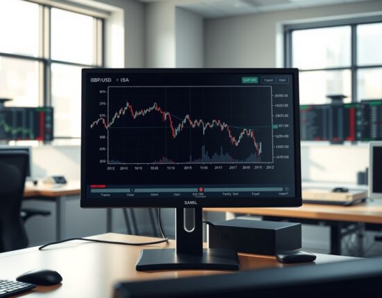GBP/USD exchange rate chart falling after US PPI data sparks Federal Reserve policy concerns.