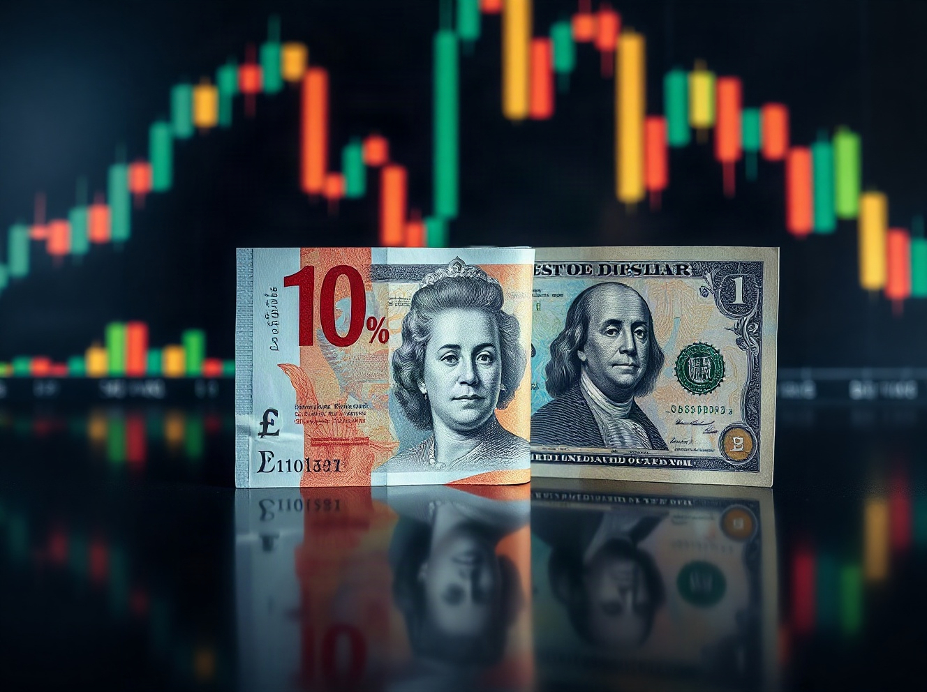GBP/USD Steadies Below 20-Day EMA as Markets Eye Fed and UK Data