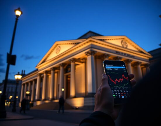 Bank of England building during significant monetary policy announcement affecting GBP/USD exchange rate