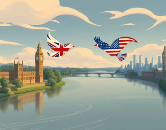 GBP/USD currency pair analysis showing pressure from UK data and Federal Reserve policy.