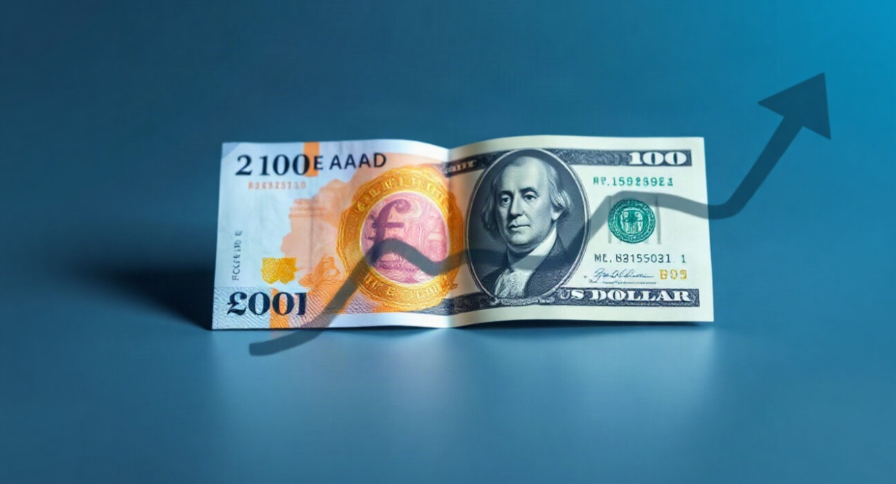 British Pound and US Dollar banknotes side by side, symbolizing GBP/USD exchange rate analysis