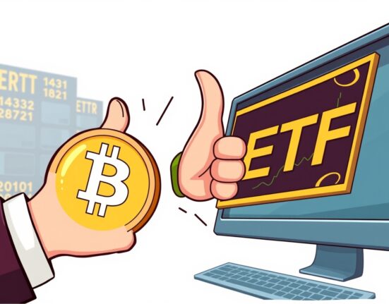 A digital asset transforming into a traditional investment vehicle, symbolizing the Grayscale GDLC ETF conversion approval.