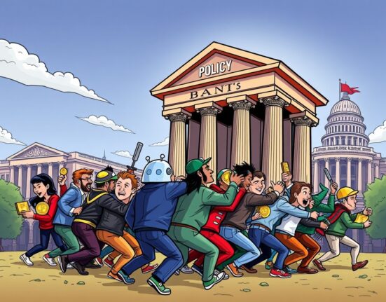 Crypto industry leaders advocate for the GENIUS Act, pushing back against traditional finance's attempts to influence stablecoin regulation.