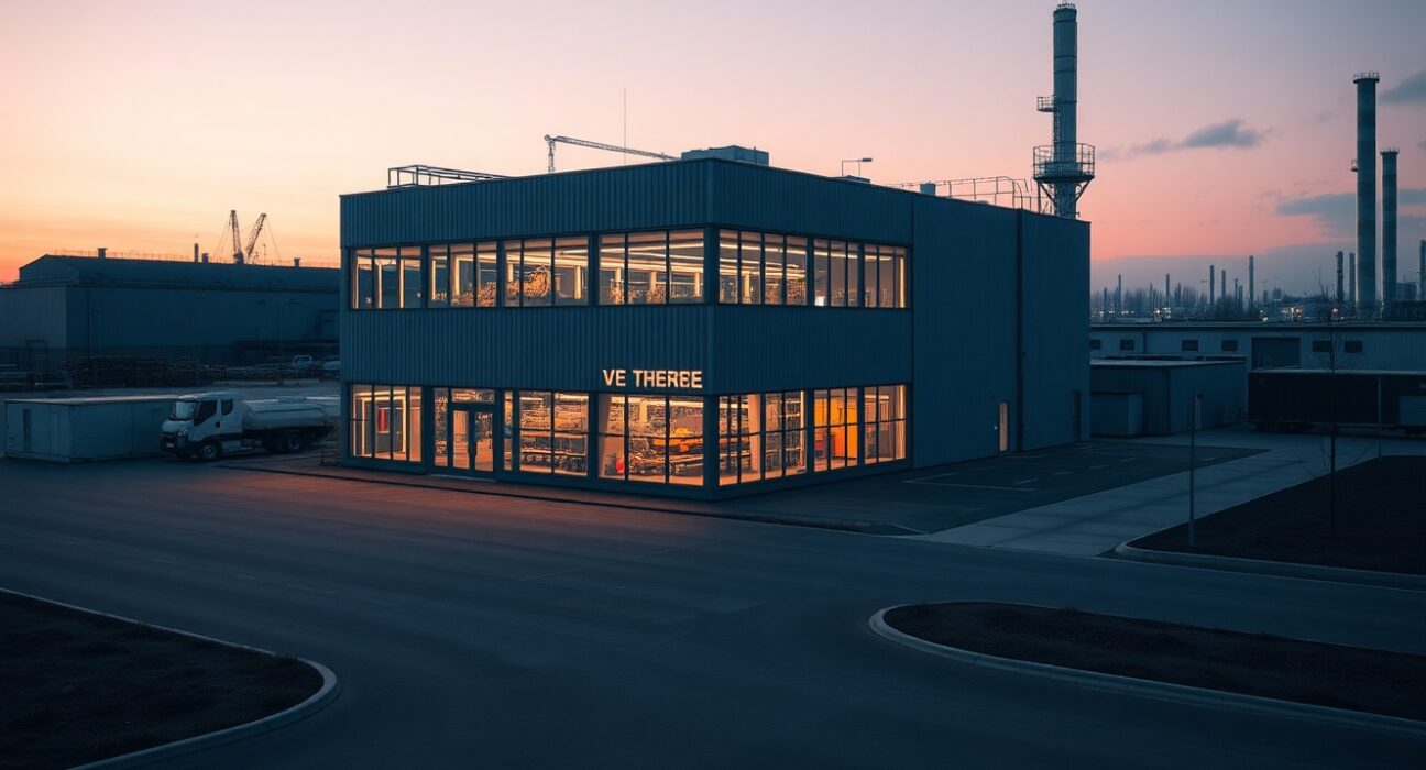 German industrial production facility during economic analysis period showing manufacturing activity.