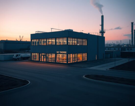 German industrial production facility during economic analysis period showing manufacturing activity.