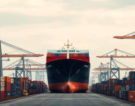 German Q1 GDP growth of 0.3% beats estimates, showing economic resilience in industrial port scene.