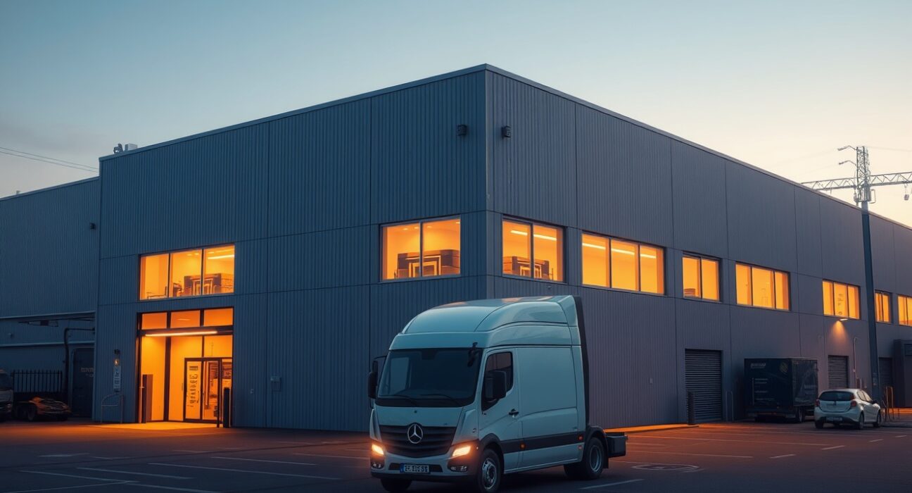 Modern German industrial facility analysis for Germany China shock economic report.