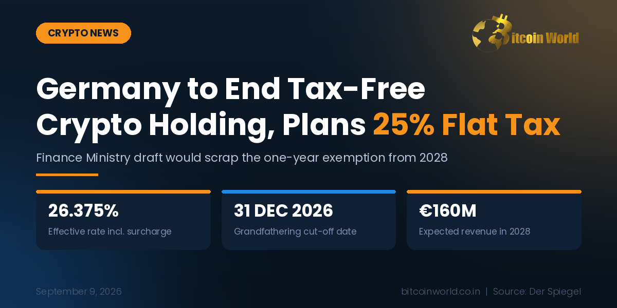Germany's Crypto Tax-Free Rule Is Coming to an End