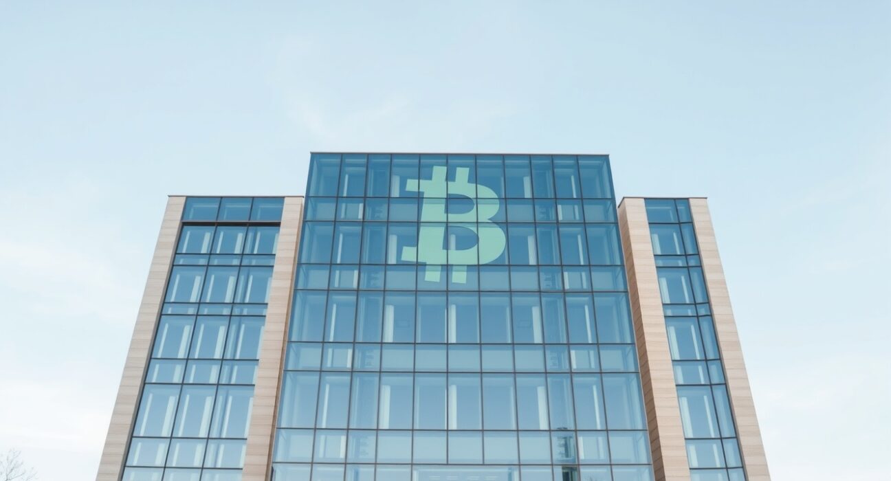 German Finance Ministry building in Berlin, symbolizing potential crypto tax policy changes.