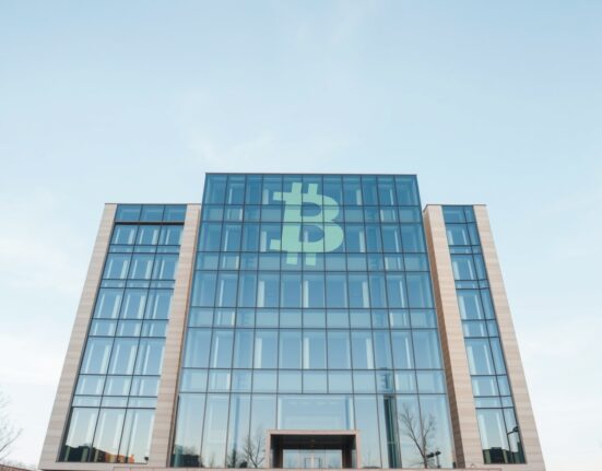 German Finance Ministry building in Berlin, symbolizing potential crypto tax policy changes.