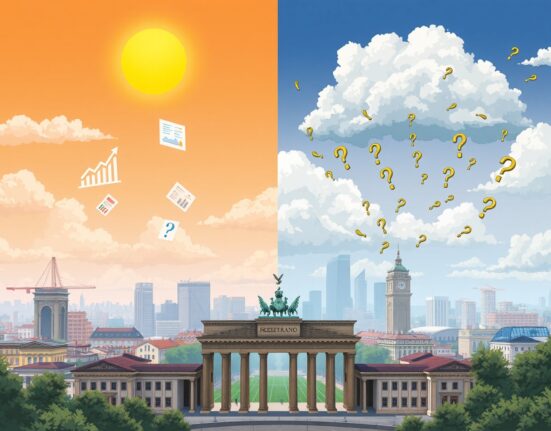 Deutsche Bank analysis shows conflicting German economic survey data creating uncertainty about growth signals