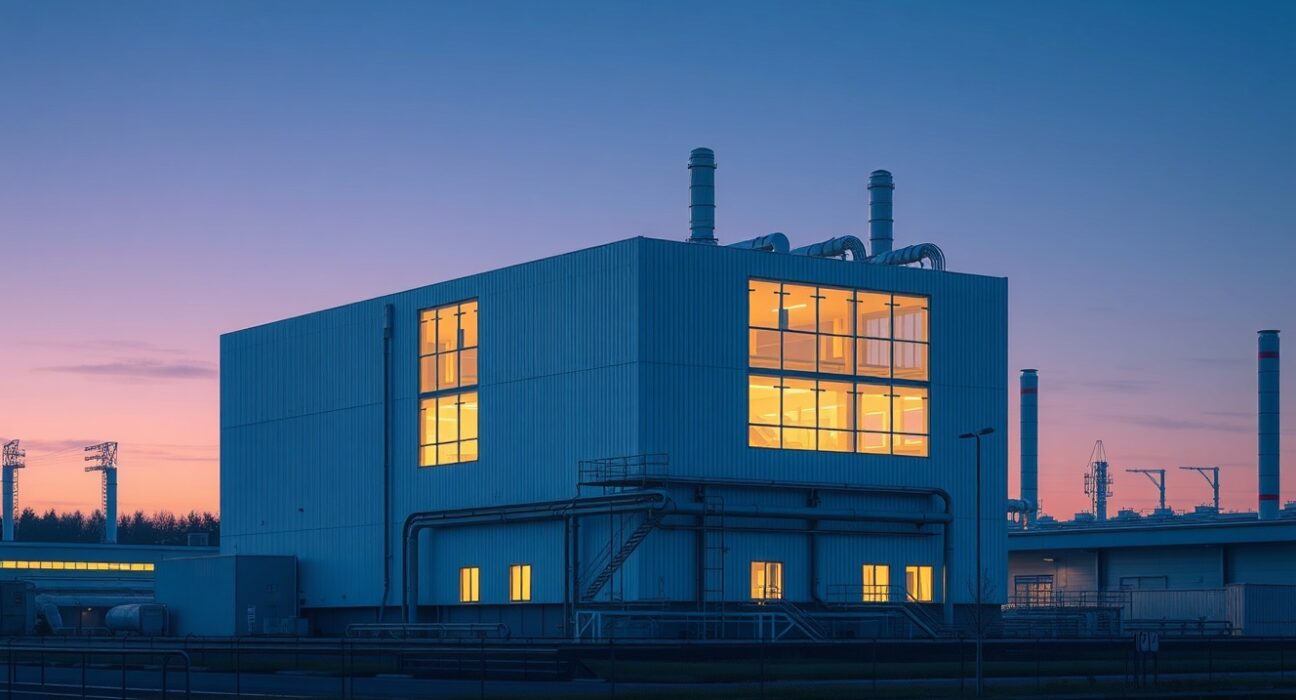 German industrial facility analysis showing economic stagnation patterns in manufacturing sector