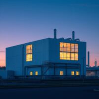 German industrial facility analysis showing economic stagnation patterns in manufacturing sector