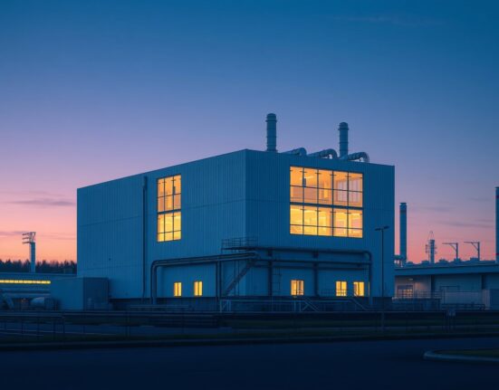 German industrial facility analysis showing economic stagnation patterns in manufacturing sector