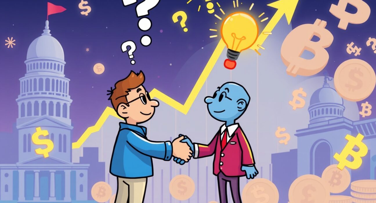 Market uncertainty transforming into clarity as political leaders reach agreement amid rising crypto charts