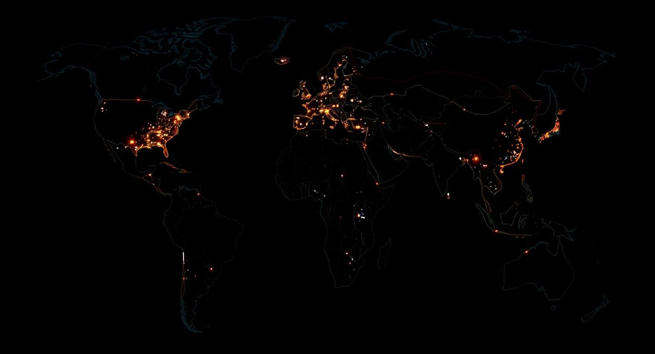Global map analysis showing oil supply risks for US and Asian economies in 2025 energy markets