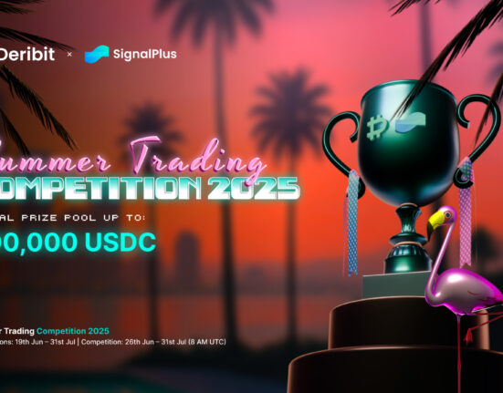Deribit and SignalPlus Launch “The Summer Chase” Trading Competition 2025 Featuring a $300,000+ USDC Prize Pool