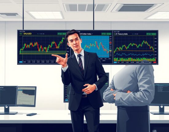 Financial analyst discusses TD Securities gold debasement trade analysis with live market charts.