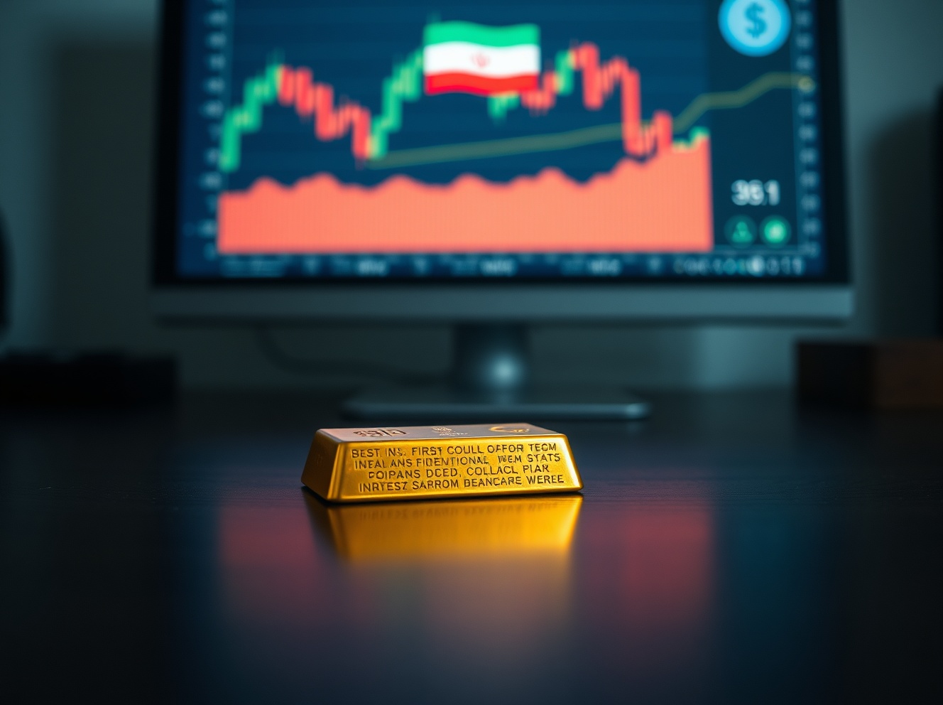 Gold Retreats From Three-Week High as Iran Tensions and Hawkish Fed Bets Lift Dollar