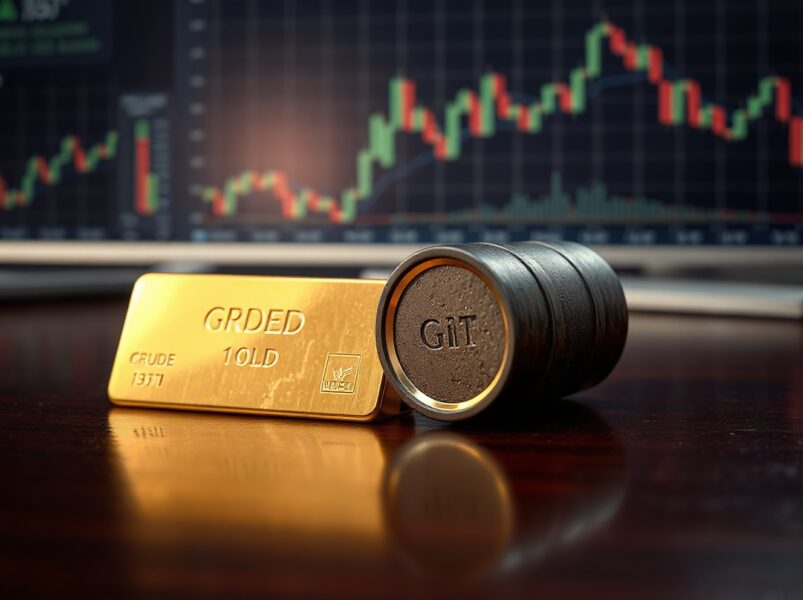 Gold Retreats from Two-Week Highs as Oil Rebounds on Rising Hormuz Tensions