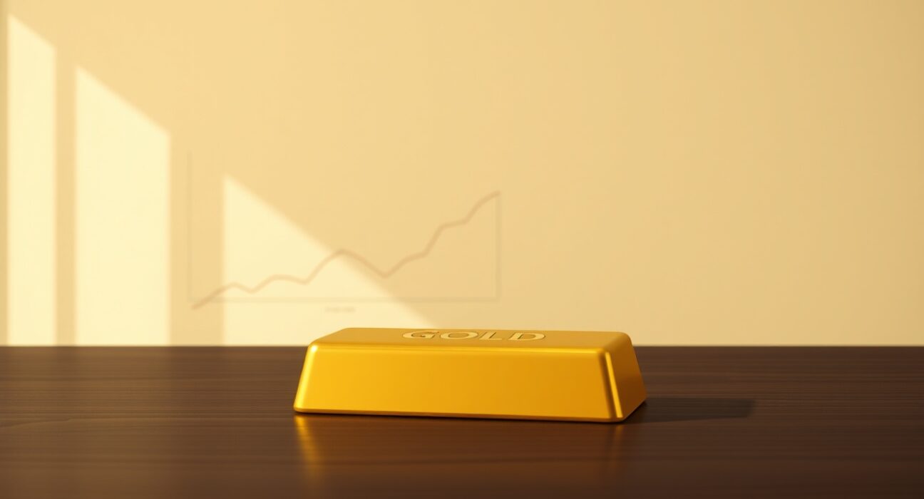 Gold edges higher as USD weakens, with higher-for-longer rates limiting upside potential in gold market analysis.