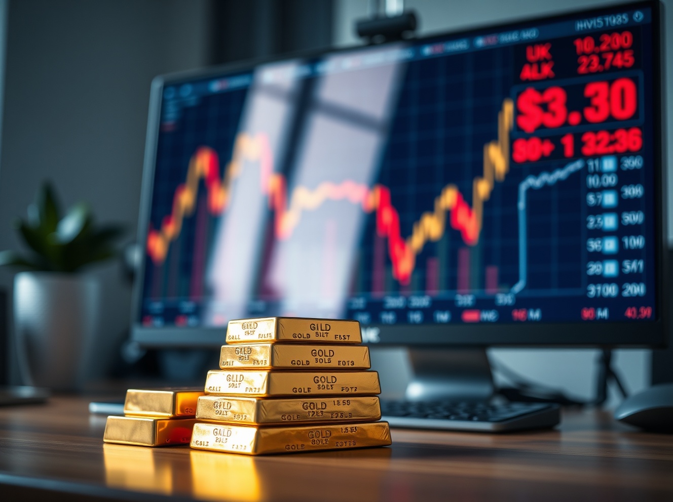 Gold shines again in the UK: Investors pile into ETFs as market sell-off loses steam