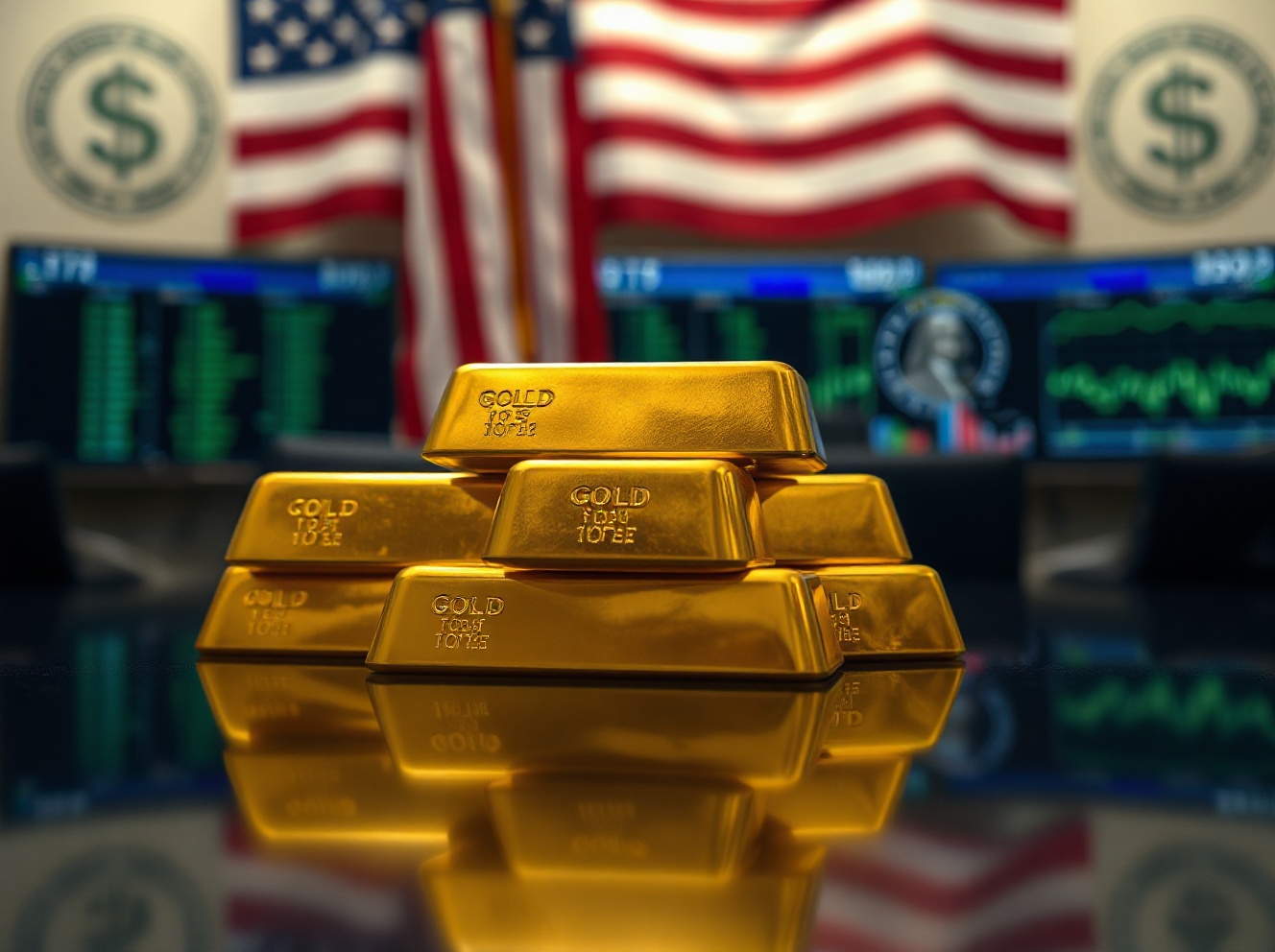Gold Holds Near $4,400 as Cooling Fed Rate Hike Bets Weigh on US Dollar