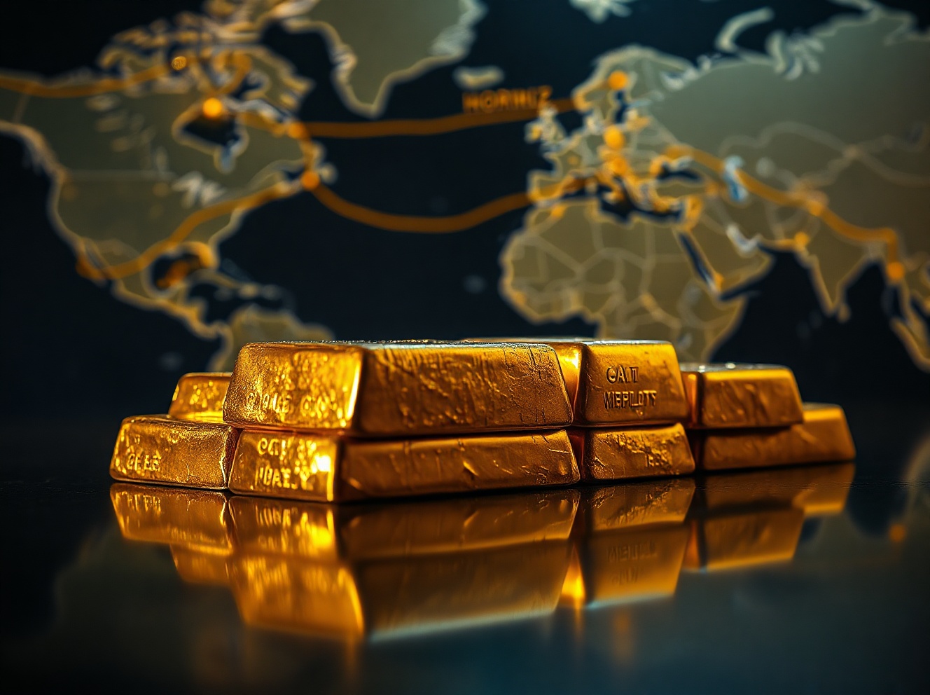 Gold Holds Near Seven-Week Highs as Hormuz Shipping Doubts Revive Risk Premium